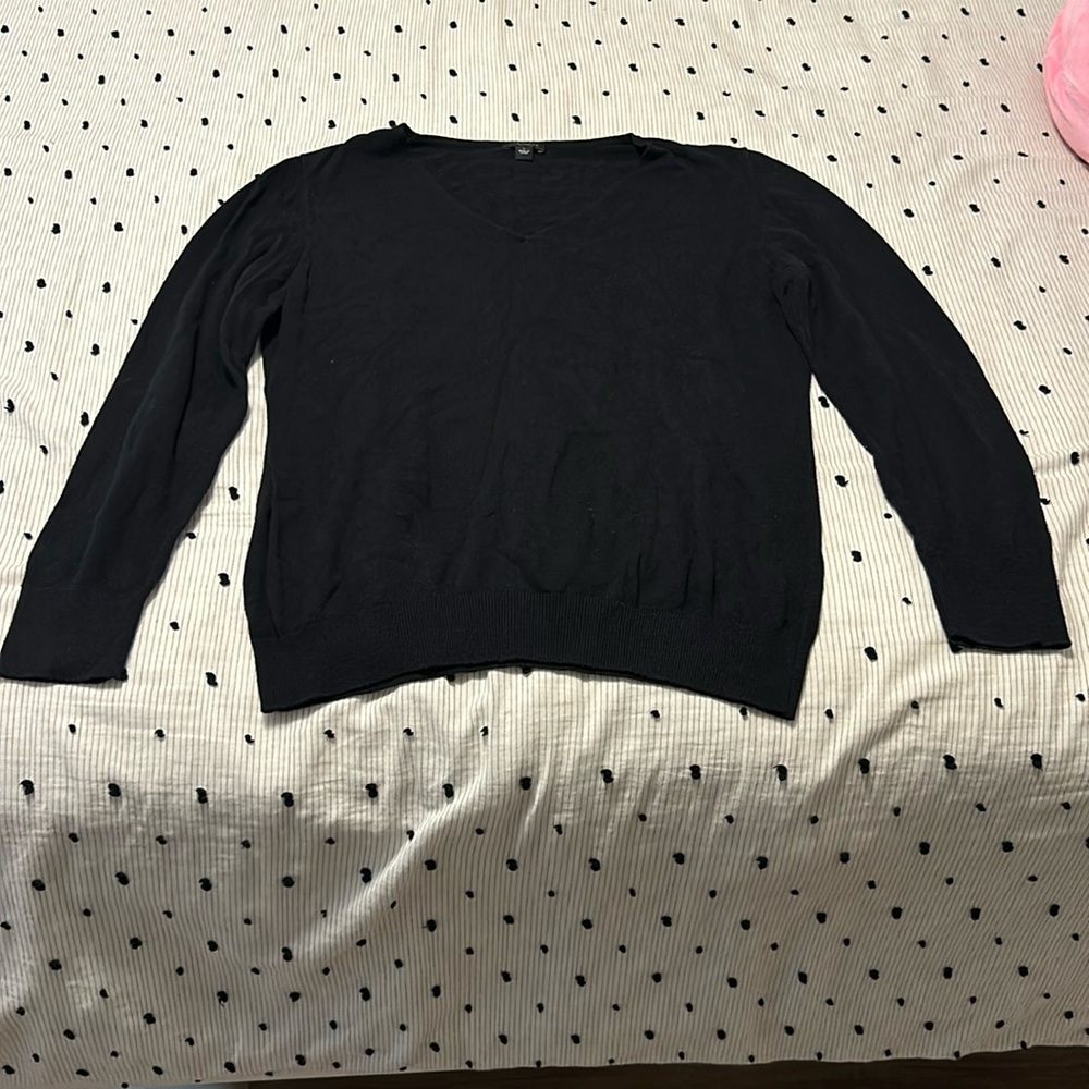 AnnTaylor Black Long Sleeve Size Large